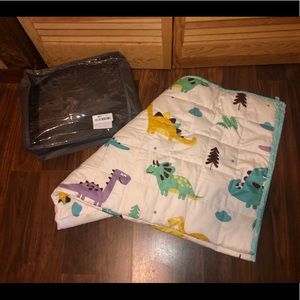 Kids Weighted Dinosaur Blanket